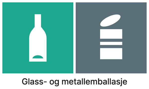 Glass- og metallemballasje
